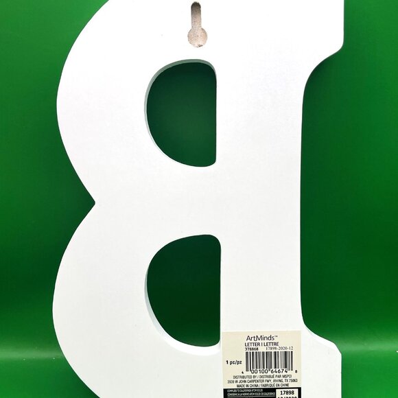 Wood Alphabet Letters A B C D White Crafting Home Décor Kids Room Classroom Art - Picture 7 of 12